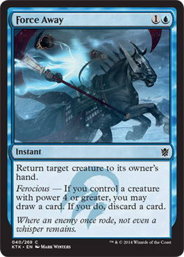 Force Away - Khans of Tarkir Spoiler