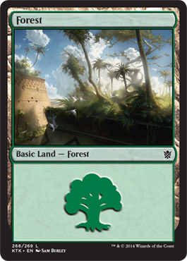 Forest 1 - Khans of Tarkir Spoiler