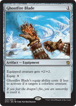 Ghostfire Blade - Khans of Tarkir Spoiler