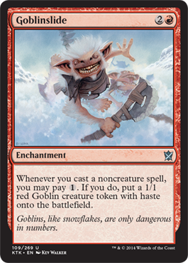 Goblinslide - Khans of Tarkir Spoiler