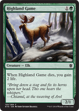 Highland Game - Khans of Tarkir Spoiler