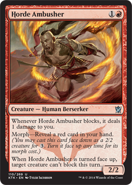 Horde Ambusher - Khans of Tarkir Spoiler