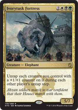 Ivorytusk Fortress - Khans of Tarkir Spoiler