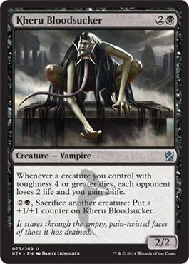 Kheru Bloodsucker - Khans of Tarkir Spoiler