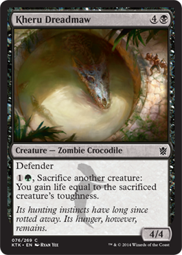 Kheru Dreadmaw - Khans of Tarkir Spoiler