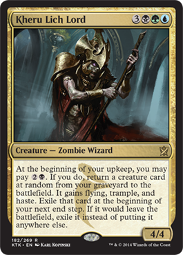 Kheru Lich Lord - Khans of Tarkir Spoiler