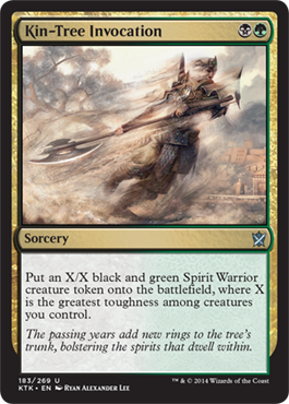 Kin-Tree Invocation - Khans of Tarkir Spoiler