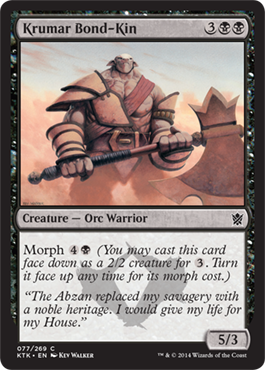 Krumar Bond-Kin - Khans of Tarkir Spoiler