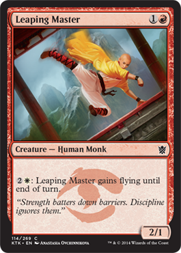 Leaping Master - Khans of Tarkir Spoiler