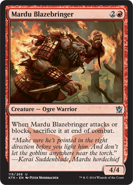 Mardu Blazebringer - Khans of Tarkir Spoiler