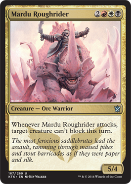 Mardu Roughrider - Khans of Tarkir Spoiler