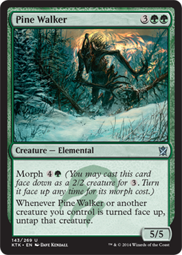 Pine Walker - Khans of Tarkir Spoiler