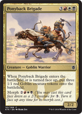 Ponyback Brigade - Khans of Tarkir Spoiler