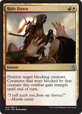 Ride Down - Khans of Tarkir Spoiler