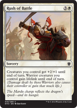 Rush of Battle - Khans of Tarkir Spoiler