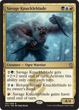 Savage Knuckleblade - Khans of Tarkir Spoiler