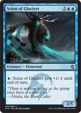 Scion of Glaciers - Khans of Tarkir Spoiler