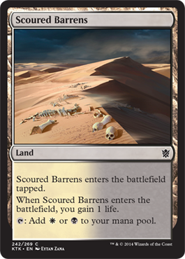 Scoured Barrens - Khans of Tarkir Spoiler