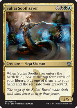 Sultai Soothsayer - Khans of Tarkir Spoiler