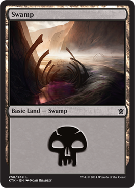 Swamp 1 - Khans of Tarkir Spoiler