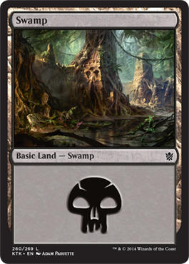 Swamp 3 - Khans of Tarkir Spoiler