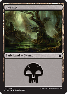 Swamp 4 - Khans of Tarkir Spoiler