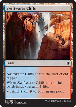 Swiftwater Cliffs - Khans of Tarkir Spoiler