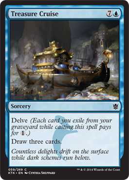 Treasure Cruise - Khans of Tarkir Spoiler