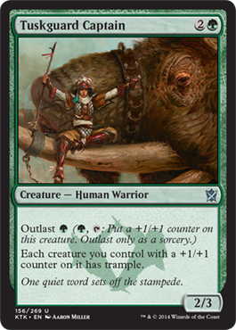 Tuskguard Captain - Khans of Tarkir Spoiler