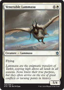 Venerable Lammasu - Khans of Tarkir Spoiler