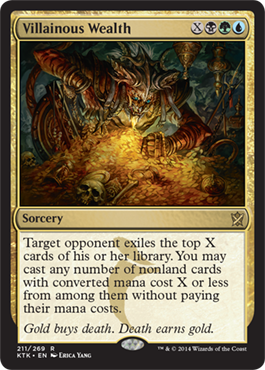 Villainous Wealth - Khans of Tarkir Spoiler