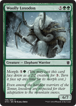 Woolly Loxodon - Khans of Tarkir Spoiler