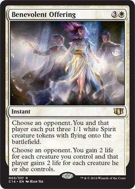 Benevolent Offering - Commander 2014 Spoiler