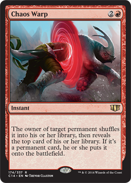 Chaos Warp - Commander 2014 Spoiler