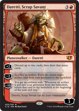 Daretti, Scrap Savant - Commander 2014 Spoiler