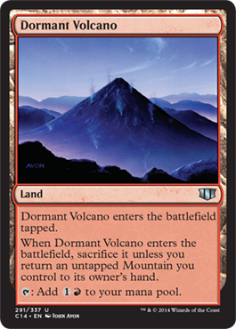 Dormant Volcano - Commander 2014 Spoiler