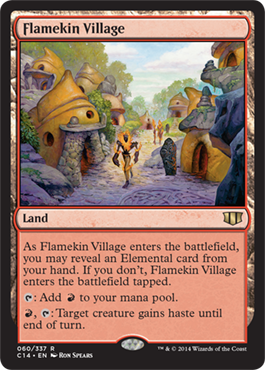 Flamekin Village - Commander 2014 Spoiler