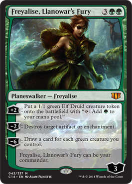 Freyalise, Llanowar’s Fury - Commander 2014 Spoiler