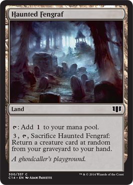 Haunted Fengraf - Commander 2014 Spoiler