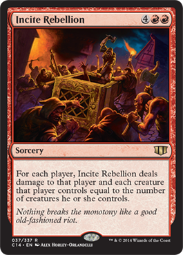 Incite Rebellion - Commander 2014 Spoiler