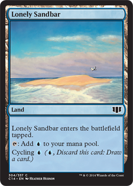 Lonely Sandbar - Commander 2014 Spoiler