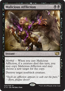 Malicious Affliction - Commander 2014 Spoiler