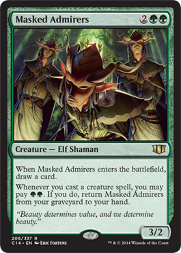 Masked Admirers - Commander 2014 Spoiler