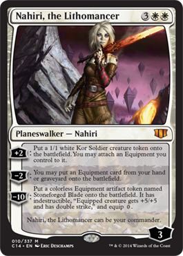 Nahiri, the Lithomancer - Commander 2014 Spoiler