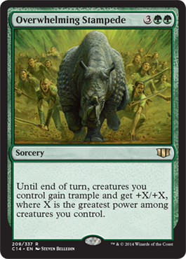 Overwhelming Stampede - Commander 2014 Spoiler