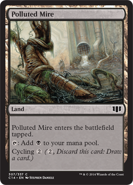 Polluted Mire - Commander 2014 Spoiler