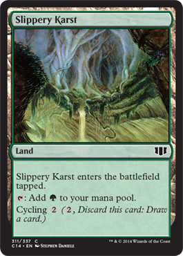 Slippery Karst - Commander 2014 Spoiler