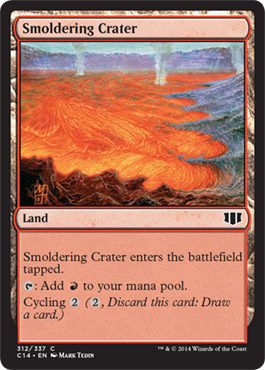 Smoldering Crater - Commander 2014 Spoiler