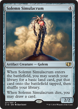 Solemn Simulacrum - Commander 2014 Spoiler