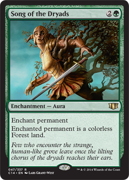 Song of the Dryads - Commander 2014 Spoiler